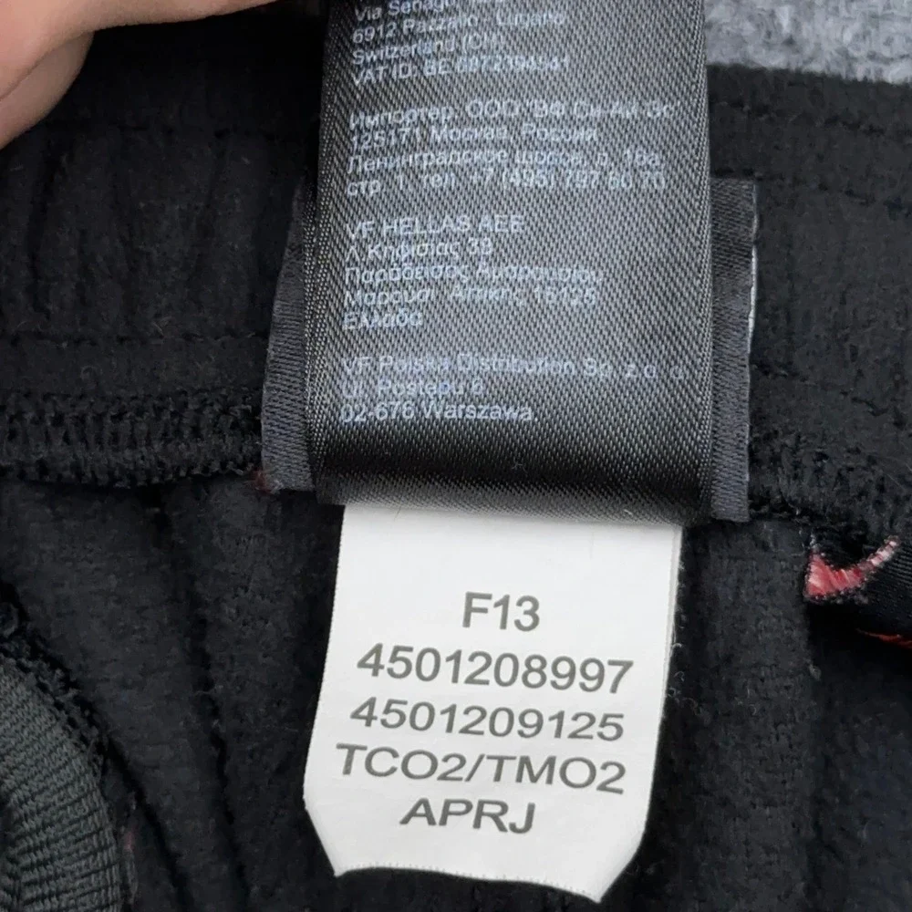 The North Face TKA 100 Polartec Classic Fleece Pants Men XL SHORT Black Straight